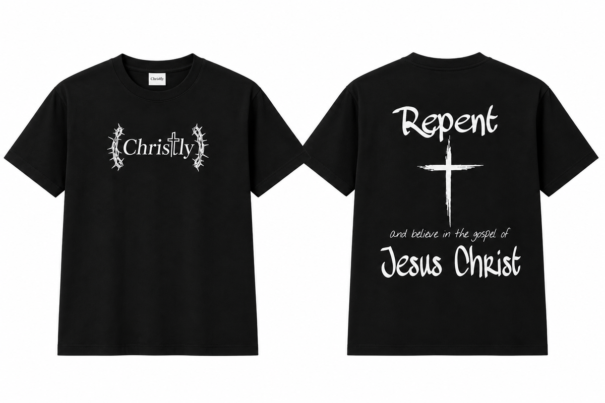 CHRISTLY Signature Tee - Black
