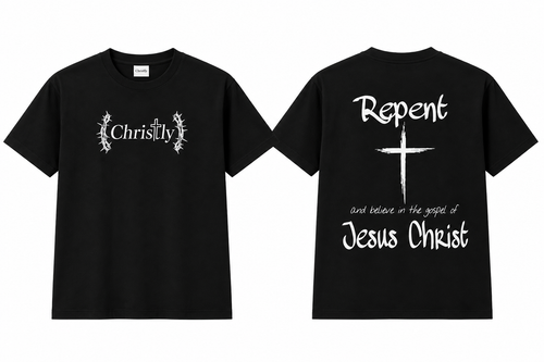 CHRISTLY Signature Tee - Black