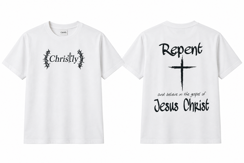 CHRISTLY Signature Tee - White